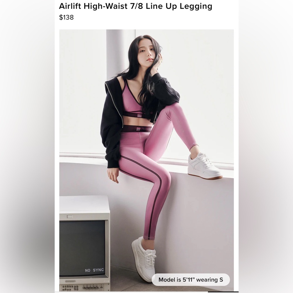 Alo Airlift High-Waist 7/8 Line Up Legging & bra